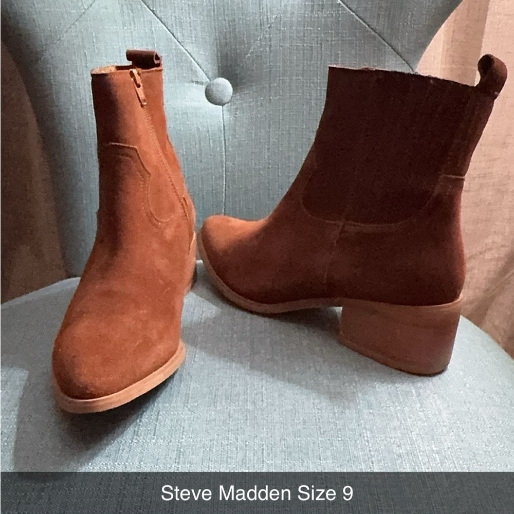 Steve Madden Women's Tan Ankle Booties